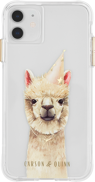 Carson Quinn Party Llama Case iPhone 11 XR AT T